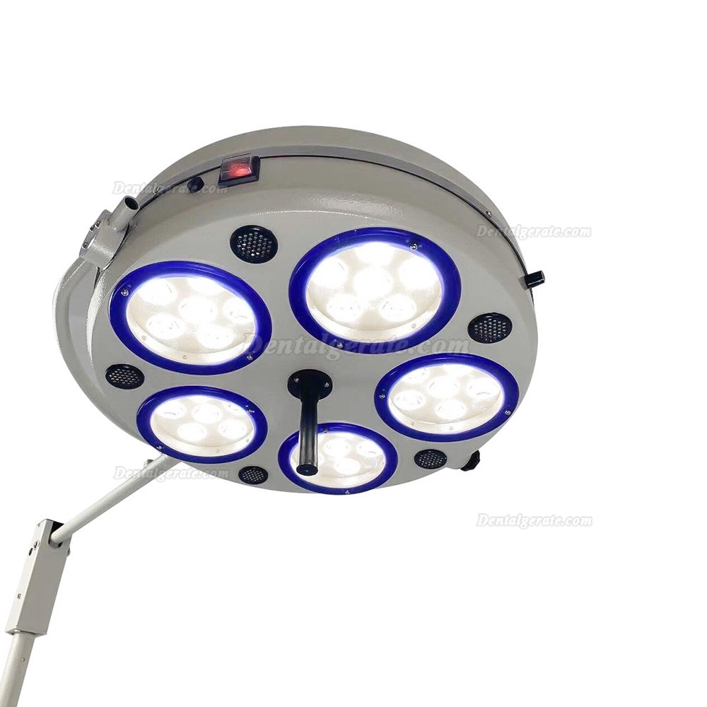 25W Dental OP Lampe, Schattenfreie Lampe, 5 L&ouml;cher, CE-zertifiziert (Deckenmontage)